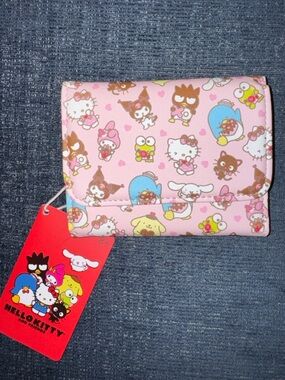 LoungeFly Sanrio- NWT Hello Kitty & Friends Flap Wallet